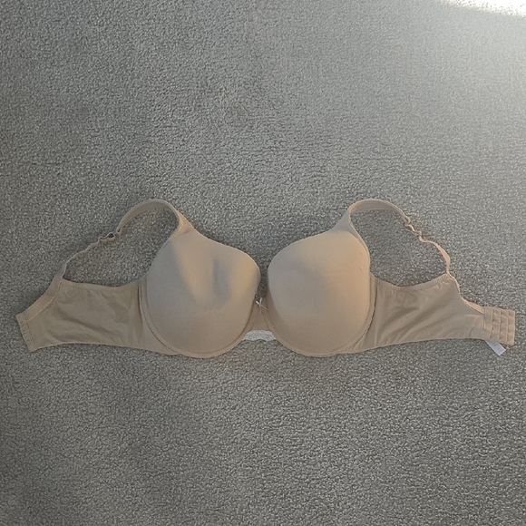 Cacique Lightly Line Full Coverage Nude Tan Bra 42F - Picture 2 of 10